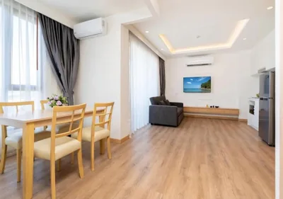 バルコニーと海の景色を望む1ベッドルームアパートメント — Aristo 2 Apartments by Beringela